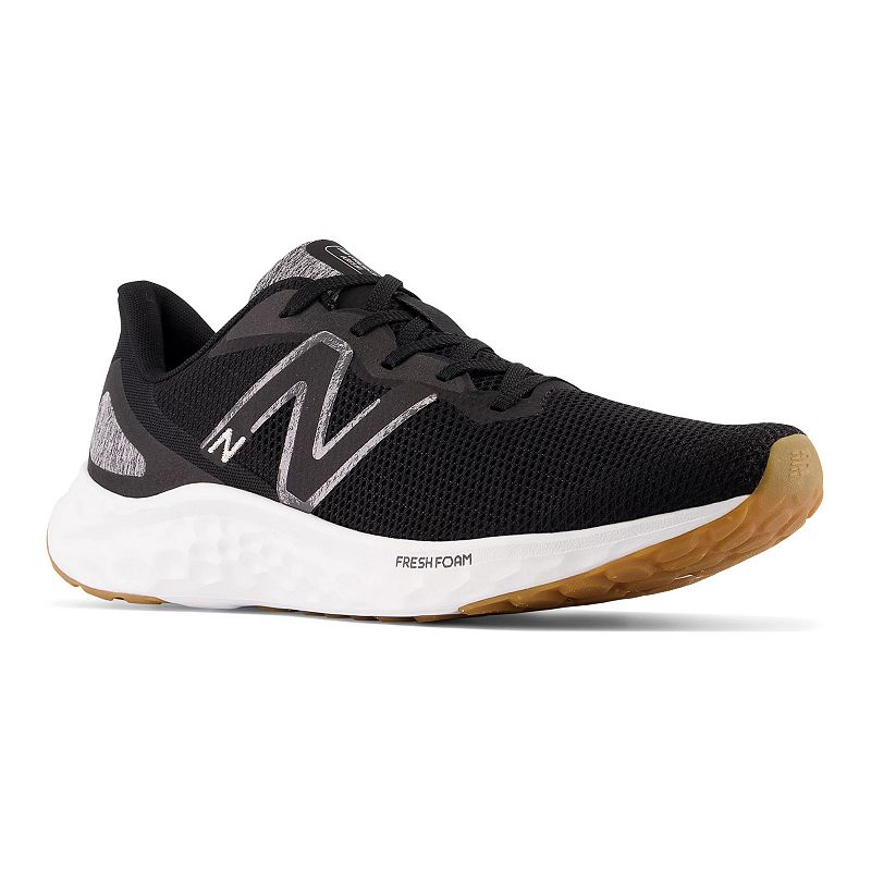 New Balance® Fresh Foam Arishi v4 Men's Running Shoes, Size: 7.5, Black Silver Grey