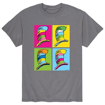 Men's Dr. Seuss Color Blocks Hat Tee