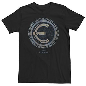 Big & Tall Marvel Eternals Circle Quote Logo Tee