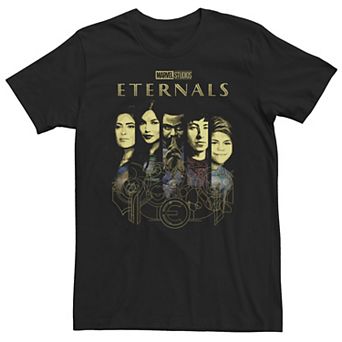 Big & Tall Marvel Eternals Character Portrait Panels Tee