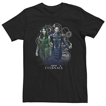 Big & Tall Marvel Eternals Ikaris And Sersi Collage Panel Tee