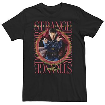Big & Tall Marvel Spider-Man No Way Home Dostor Strange Portrait Tee