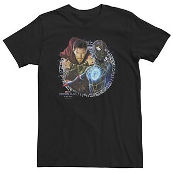 Big & Tall Marvel Spider-Man No Way Home Group Circle Portrait Tee