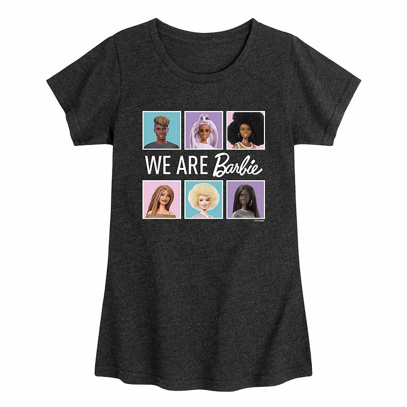 Girls 7-16 Barbie We Are All Barbie Graphic Tee, Girls, Size: Small, Oxfor