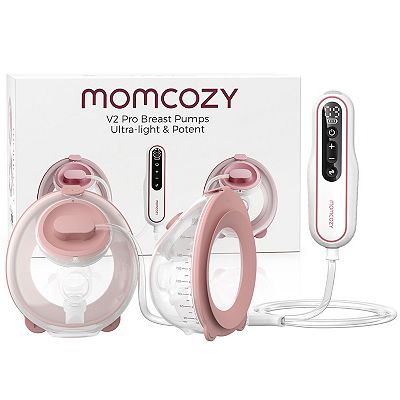 Momcozy Ultra-Light Hands Free Breast Pump V2 Pro