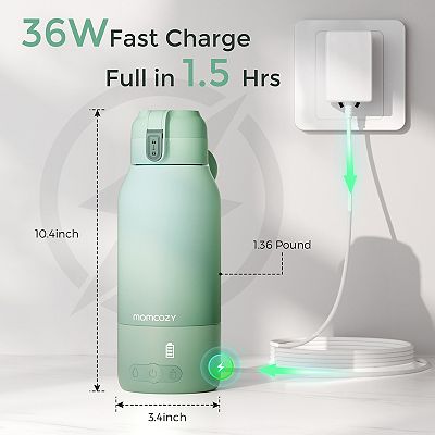 Momcozy Portable Milk Warmer for Travel with Digital Display