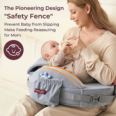 Momcozy Premium Adjustable Ergonomic Lumbar Support Nursing Pillow