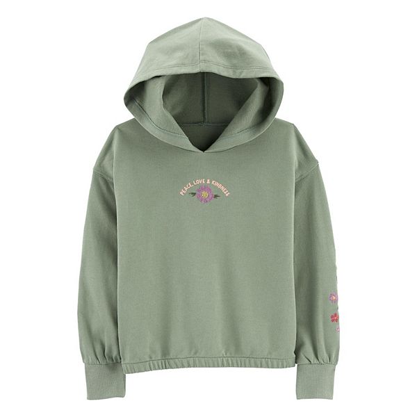 Girls 4-14 Carter's Floral French Terry Hoodie
