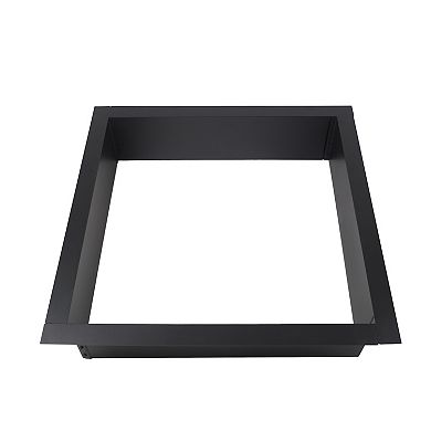 Pleasant Hearth 36 Inch Solid Steel Square Fire Ring
