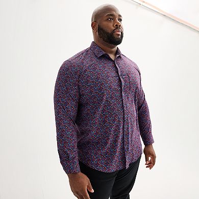 Big & Tall Apt. 9® Button-Down Tech Shirt 
