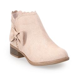 Girls Spot On Boots Grey/ Navy/ Pink X4002 