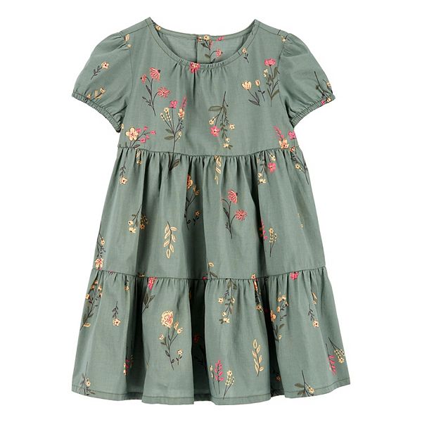 Toddler Girls Carter's Floral Tiered Dress