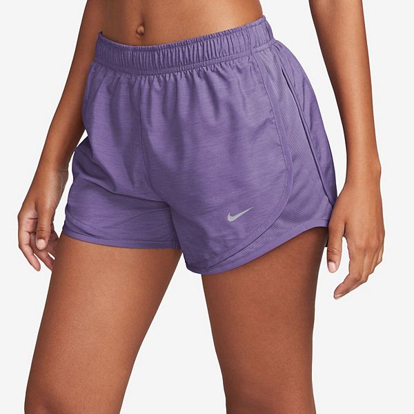 Women's Nike Tempo Running Shorts - Black Raspberry (LARGE)