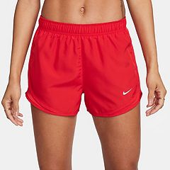 All red best sale nike shorts womens