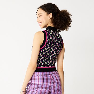 Juniors' SO® Retro Ribbed Sweater Vest