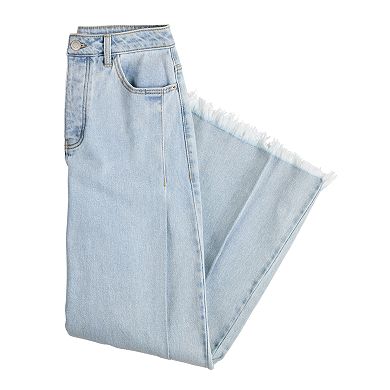 Juniors' SO® '90s High-Rise Wide Leg Jeans