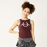 Juniors' SO® Western Cropped Graphic Tank