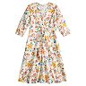 Women's Croft & Barrow® Floral Peasant Shirt Dress