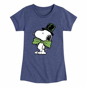Girls 7-16 Peanuts St. Patricks Day Graphic Tee