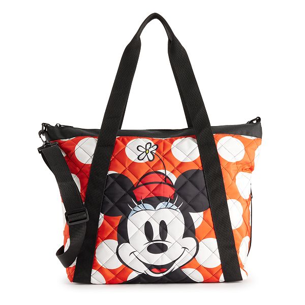 Disney s Minnie Mouse Polka Dot Nylon Tote Bag