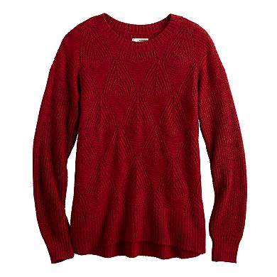 Women's Sonoma Goods For Life® Diamond Stitch Pullover Sweater