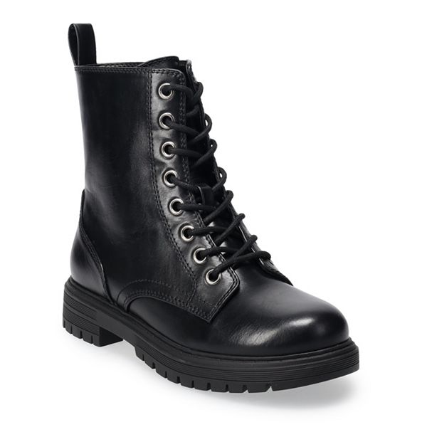 SO® Reindeer Women's Combat Boots – Black (11 WIDE) – Deal – BrickSeek
