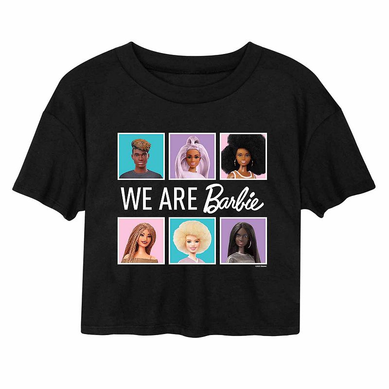 Juniors Barbie We Are Barbie Cropped Graphic Tee, Girls, Size: Small