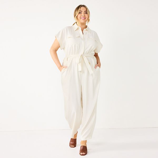 Kohls store white jumpsuit