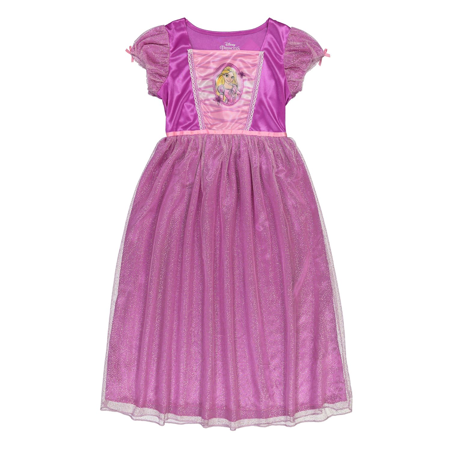 Disney Princess Rapunzel Girls 4-8 Fantasy Nightgown