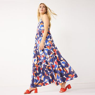 Nine west floral maxi dress best sale