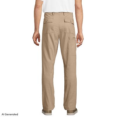 Men's Lands' End Classic Fit Fatigue Pants