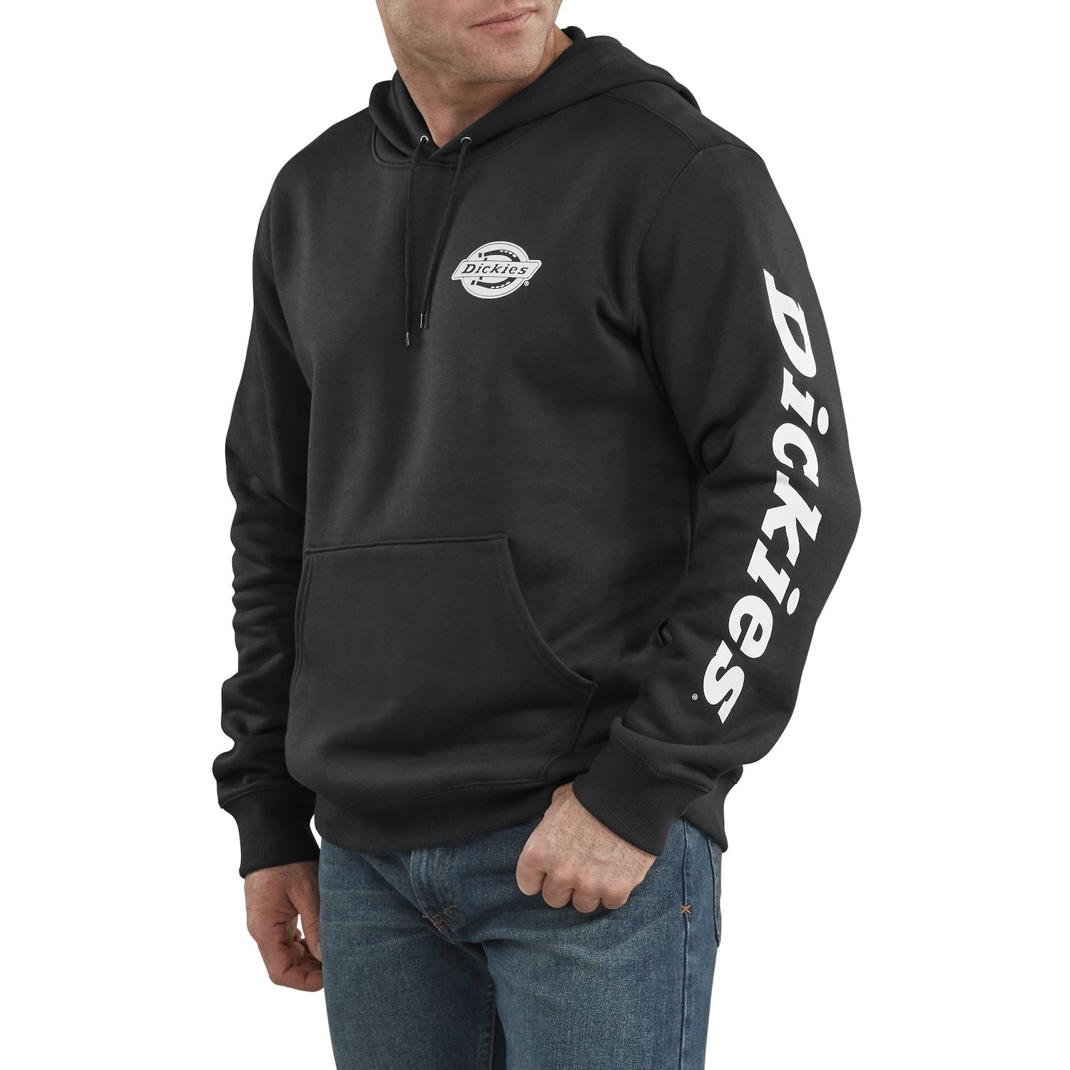 Men's Dickies Sleeve Logo Fleece Pullover Hoodie