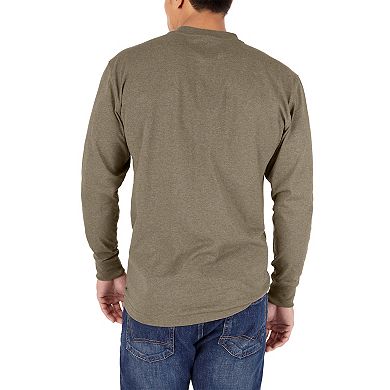 Men's Dickies Heavyweight Heathered Henley