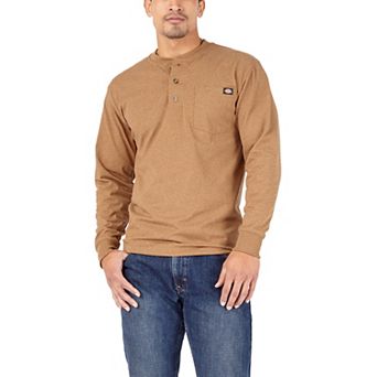 Men's Dickies Heavyweight Heathered Henley