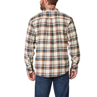 Men's Dickies FLEX Relaxed-Fit Ripstop Flannel Button-Down Shirt