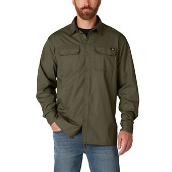 Men's Dickies FLEX Relaxed-Fit Ripstop Flannel Button-Down Shirt