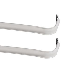 Kenney® Fast Fit™ Easy Install Superior Hold Premium 2-pack Curtain Rod Set