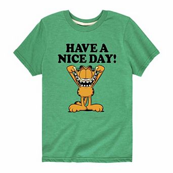 Boys 8-20 Garfield Have A Nice Day Tee