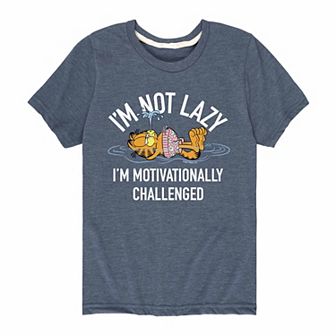 Boys 8-20 Garfield Im Not Lazy Tee