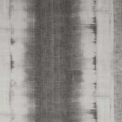 Archaeo Shibori Stripe Linen Blend Window Curtain