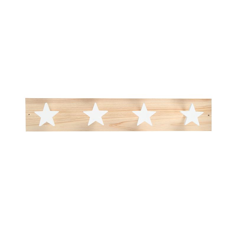 The Big One Star 4-Hook Wall Decor, Multicolor
