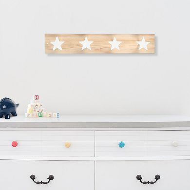 The Big One Star 4-Hook Wall Decor