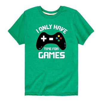 Boys 8-20 Time For Games Tee