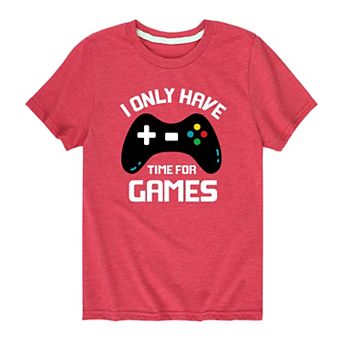 Boys 8-20 Time For Games Tee