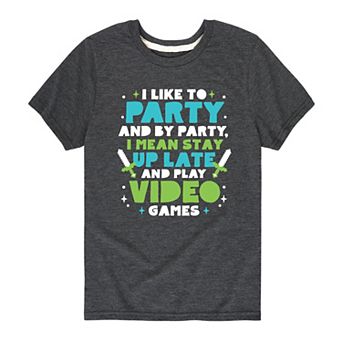 Boys 8-20 I Like To Party Tee