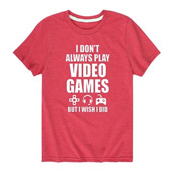 Boys 8-20 I Dont Always Tee