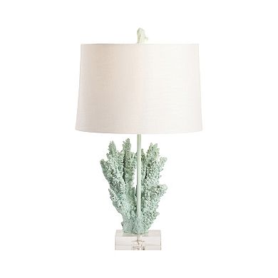 Faux Coral Table Lamp