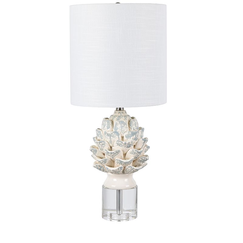 71077853 Story Pineapple Inspired Table Lamp, White sku 71077853