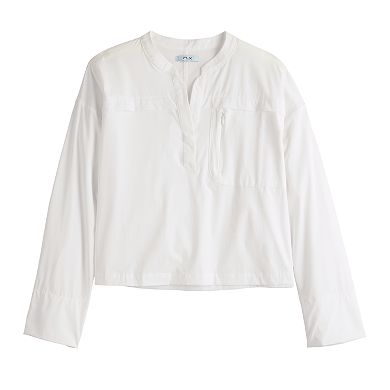 Women's FLX Woven Popover Top