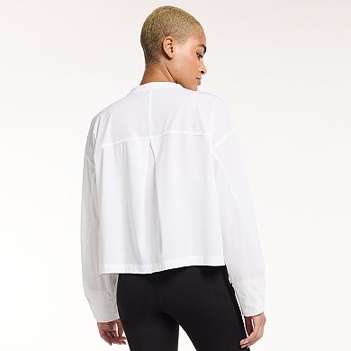 Women's FLX Woven Popover Top